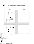Supplemental Figure 11.9. Groundstone tool distribution on IIj by Anna Marie Prentiss, Ethan Ryan, Ashley Hampton, Kathryn Bobolinksi, Pei-Lin Yu, Matthew Schmader, and Alysha Edwards