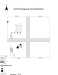 Supplemental Figure 12.6. Knapping tool distribution on IIk by Anna Marie Prentiss, Ethan Ryan, Ashley Hampton, Kathryn Bobolinksi, Pei-Lin Yu, Matthew Schmader, and Alysha Edwards