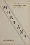 Interscholastic Meet Program, 1938 by Montana State University (Missoula, Mont.). Interscholastic Committee