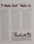 Main Hall to Main Street, November 1998 by University of Montana--Missoula. Office of University Relations