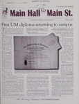 Main Hall to Main Street, August 2002 by University of Montana--Missoula. Office of University Relations
