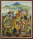 Tapestry by Desiderio Hernández Xochitiotzin (1922-2007)