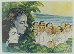 M76-137: Cartoon depicting reunion of Interparlimentary Meeting in Mexico by Rafael Freyre Flores (1917-2015)