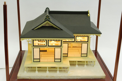 miniature japanese tea house