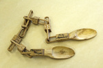 M89-049: Wood Carved Spoons and Chain