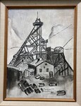 M79-042: Mining Scene by Marguerite Manning (1891-1974)