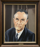 M76-030: Portrait of Mike Mansfield by Ralph S. Edwards (1919-1990)