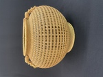 M87-072: Woven Bamboo Flower Basket/ Vase
