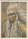 M90-039: Chief Koostahtah by Jeanne Hamilton (1919-1992)
