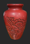 M2005-011: Red Lacquer Vase