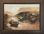 M79-043: Chinese Junks Painting