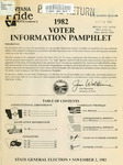 Voter Information Pamphlet, 1982 by Montana. Secretary of State