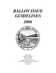 Ballot Issue Guidelines, 2008