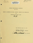 Report of Committee on Style, Drafting, Transition and Submission on Education and Public Lands by Montana. Constitutional Convention (1971-1972). Committee on Style, Drafting, Transition and Submission and Montana. Constitutional Convention (1971-1972). Education and Public Lands Committee