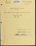 Report of Committee on Style, Drafting, Transition and Submission on Suffrage and Elections