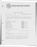 Minutes of the third meeting of the Bill of Rights Committee