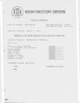 Minutes of the tenth meeting of the Executive Committee by Montana. Constitutional Convention (1971-1972). Executive Committee