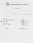 Minutes of the thirty-second meeting of the Executive Committee by Montana. Constitutional Convention (1971-1972). Executive Committee