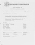 Minutes of the twenty-third meeting of the General Government and Constitutional Amendment Committee by Montana. Constitutional Convention (1971-1972). General Government and Constitutional Amendment Committee