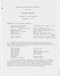 Minutes of the first meeting of the Judiciary Committee by Montana. Constitutional Convention (1971-1972). Judiciary Committee
