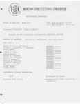 Minutes of the thirteenth meeting of the Legislative Committee by Montana. Constitutional Convention (1971-1972). Legislative Committee