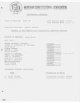 Minutes of the twenty-fifth meeting of the Legislative Committee by Montana. Constitutional Convention (1971-1972). Legislative Committee