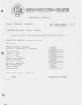 Minutes of the thirtieth meeting of the Legislative Committee by Montana. Constitutional Convention (1971-1972). Legislative Committee