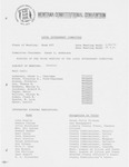 Minutes of the third meeting of the Local Government Committee by Montana. Constitutional Convention (1971-1972). Local Government Committee