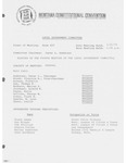 Minutes of the fourth meeting of the Local Government Committee by Montana. Constitutional Convention (1971-1972). Local Government Committee