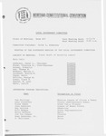 Minutes of the nineteenth meeting of the Local Government Committee by Montana. Constitutional Convention (1971-1972). Local Government Committee