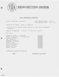 Minutes of the twenty-fourth meeting of the Local Government Committee by Montana. Constitutional Convention (1971-1972). Local Government Committee