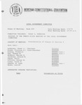 Minutes of the twenty-sixth meeting of the Local Government Committee by Montana. Constitutional Convention (1971-1972). Local Government Committee