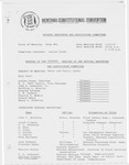 Minutes of the seventh meeting of the Natural Resources and Agriculture Committee by Montana. Constitutional Convention (1971-1972). Natural Resources and Agriculture Committee