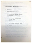 Minutes of a meeting of the Public Information Committee