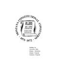Montana Constitutional Convention Proceedings, 1971-1972, Volume 1 by Montana. Constitutional Convention (1971-1972)