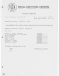 Minutes of the twenty-second meeting of the Executive Committee by Montana. Constitutional Convention (1971-1972). Executive Committee