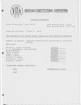 Minutes of the twenty-fourth meeting of the Executive Committee by Montana. Constitutional Convention (1971-1972). Executive Committee