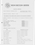Minutes of the twenty-ninth meeting of the Executive Committee by Montana. Constitutional Convention (1971-1972). Executive Committee