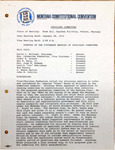 Minutes of the fifteenth meeting of the Judiciary Committee by Montana. Constitutional Convention (1971-1972). Judiciary Committee