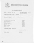 Minutes of the fifteenth meeting of the Local Government Committee by Montana. Constitutional Convention (1971-1972). Local Government Committee