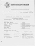 Minutes of the ninth meeting of the Natural Resources and Agriculture Committee by Montana. Constitutional Convention (1971-1972). Natural Resources and Agriculture Committee