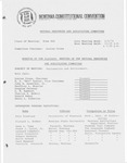 Minutes of the eleventh meeting of the Natural Resources and Agriculture Committee by Montana. Constitutional Convention (1971-1972). Natural Resources and Agriculture Committee
