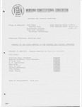 Minutes of the ninth meeting of the Revenue and Finance Committee by Montana. Constitutional Convention (1971-1972). Revenue and Finance Committee
