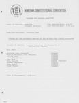 Minutes of the sixteenth meeting of the Revenue and Finance Committee by Montana. Constitutional Convention (1971-1972). Revenue and Finance Committee