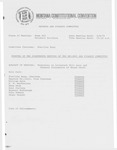 Minutes of the eighteenth meeting of the Revenue and Finance Committee by Montana. Constitutional Convention (1971-1972). Revenue and Finance Committee