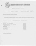 Minutes of the twenty-third meeting of the Revenue and Finance Committee by Montana. Constitutional Convention (1971-1972). Revenue and Finance Committee