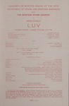 Luv, 1968 by University of Montana (Missoula, Mont.: 1965-1994). Montana Masquers (Theater group)