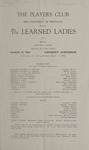 The Learned Ladies, 1926