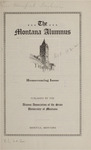 The Montana Alumnus, October 1922