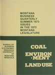 Montana Business Quarterly, Summer 1973 by University of Montana (Missoula, Mont.: 1965-1994). Bureau of Business and Economic Research